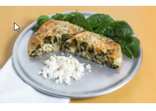 Order Spinach & Cheese Borek food online from Simit & Poacha store, Houston on bringmethat.com