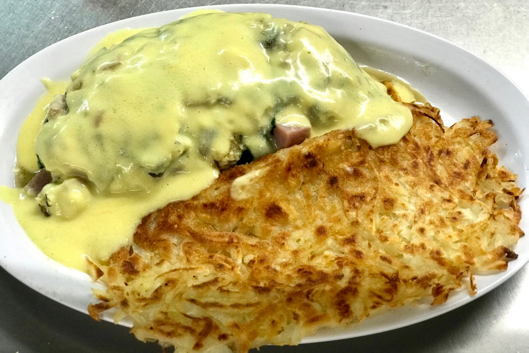 Order Manhattan Omelette food online from Eat At Rudy store, Los Angeles on bringmethat.com