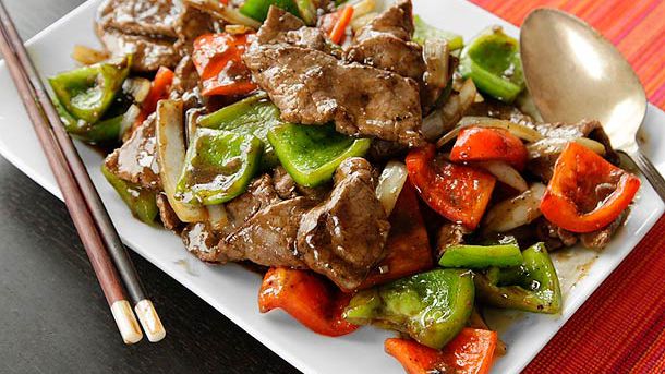 Order B2. Black Pepper Beef food online from Macky Kitchen store, Richmond on bringmethat.com