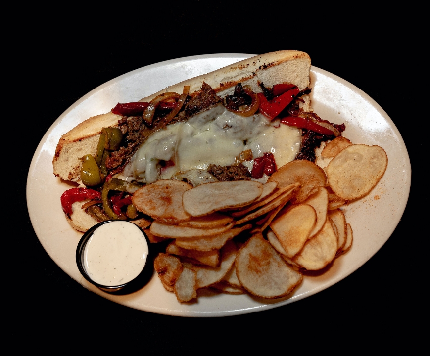 Order Philly Cheese Steak food online from The Cove Tavern City Center store, Newport News on bringmethat.com