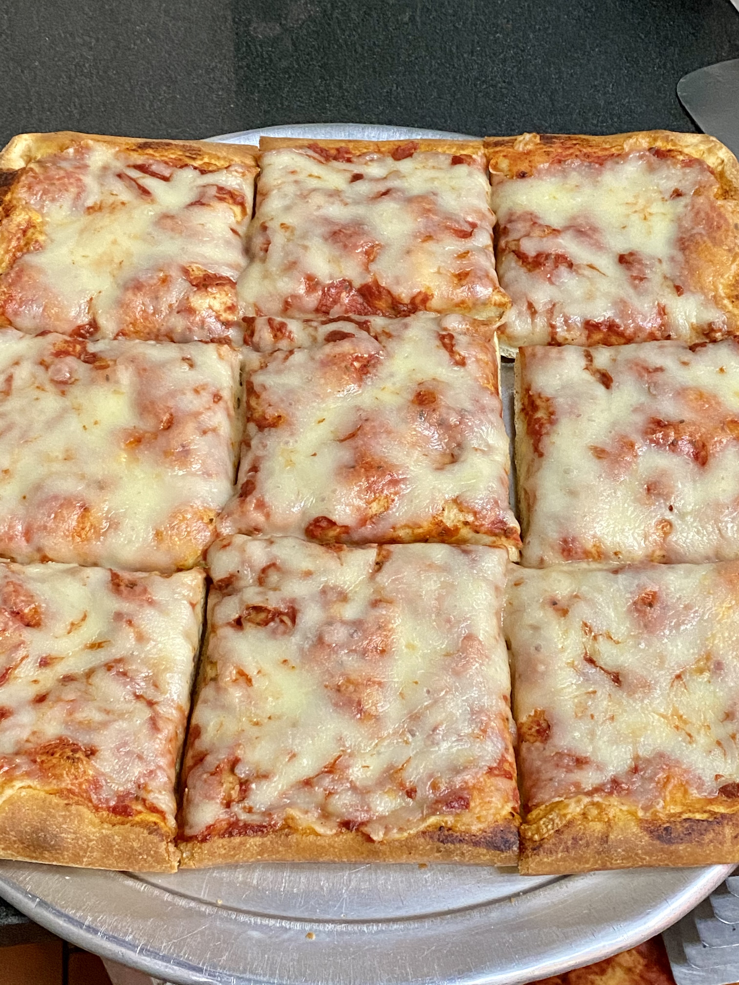 Order  Sicilian Pizza 9 square Slices  food online from Vinny's Pizzeria store, Corona on bringmethat.com