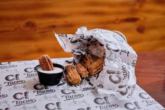 Order Mini Churros with White Chocolate Sauce! food online from Capital Tacos-Land O Lakes store, Land O Lakes on bringmethat.com
