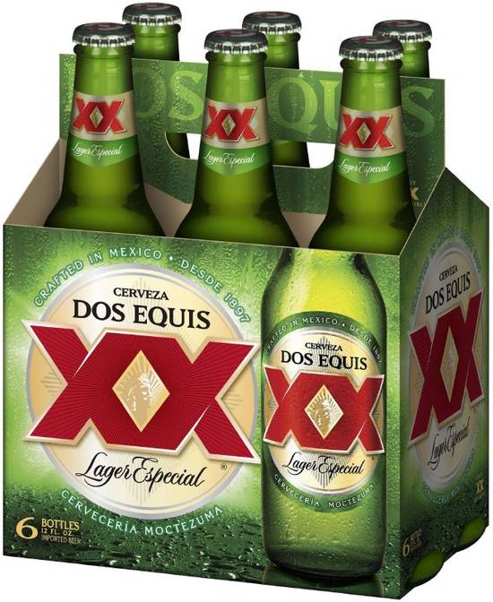 Order Dos Equis XX Lager Especial - 6 Pack food online from Lone Star store, Gainesville on bringmethat.com