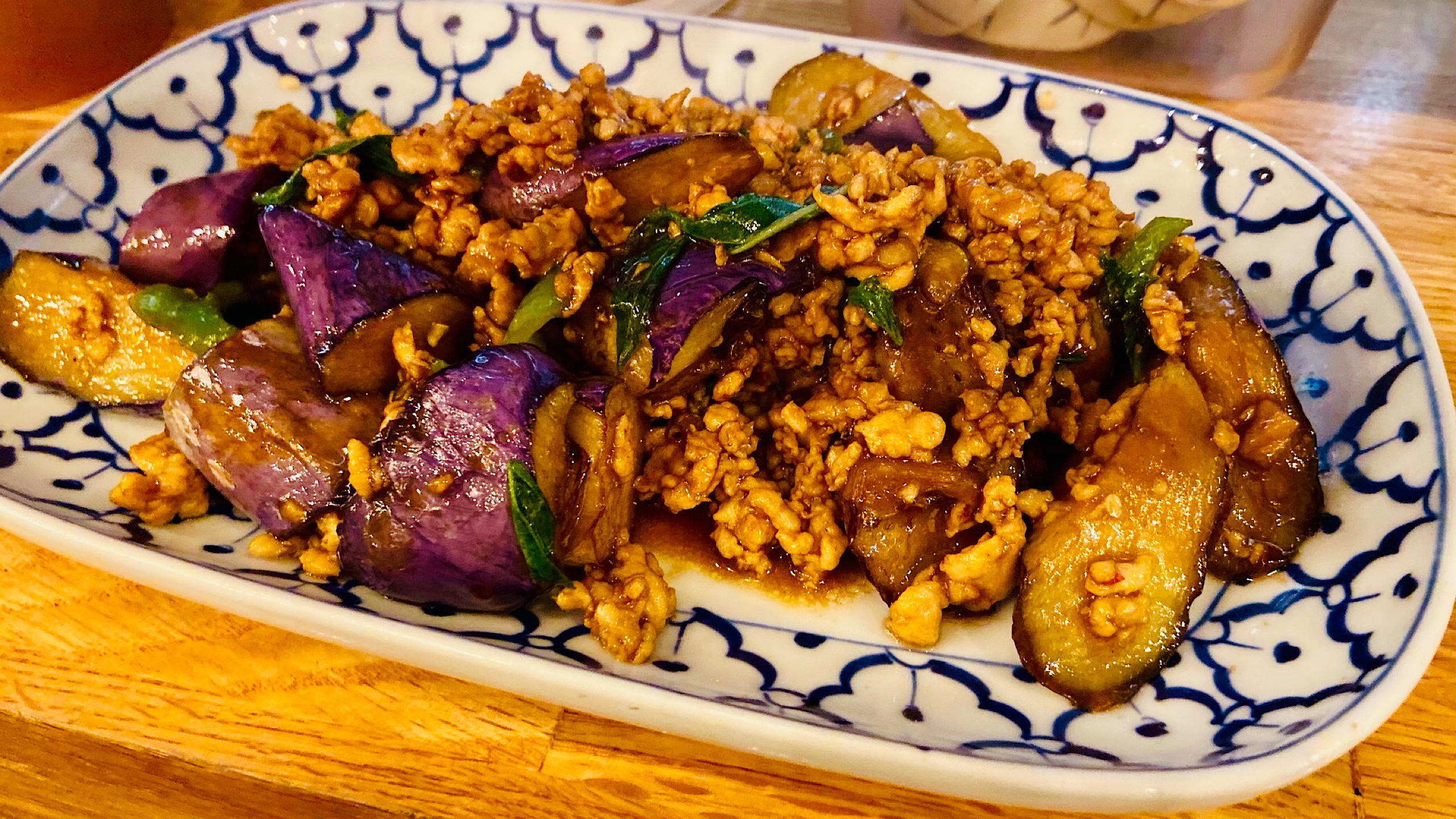 Order Sauteed Chinese Eggplant food online from Ayada Thai Restaurant Chelsea Market store, New York on bringmethat.com