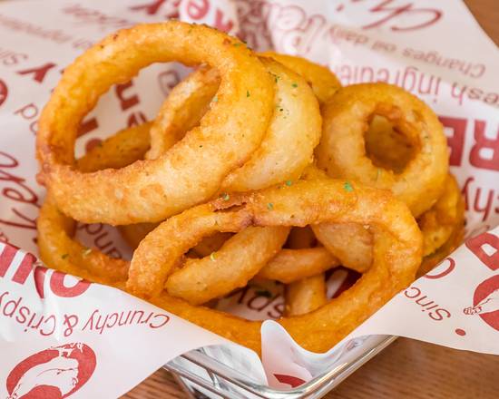 Order Onion Rings (양파튀김) food online from PELICANA CHICKEN store, Artesia on bringmethat.com