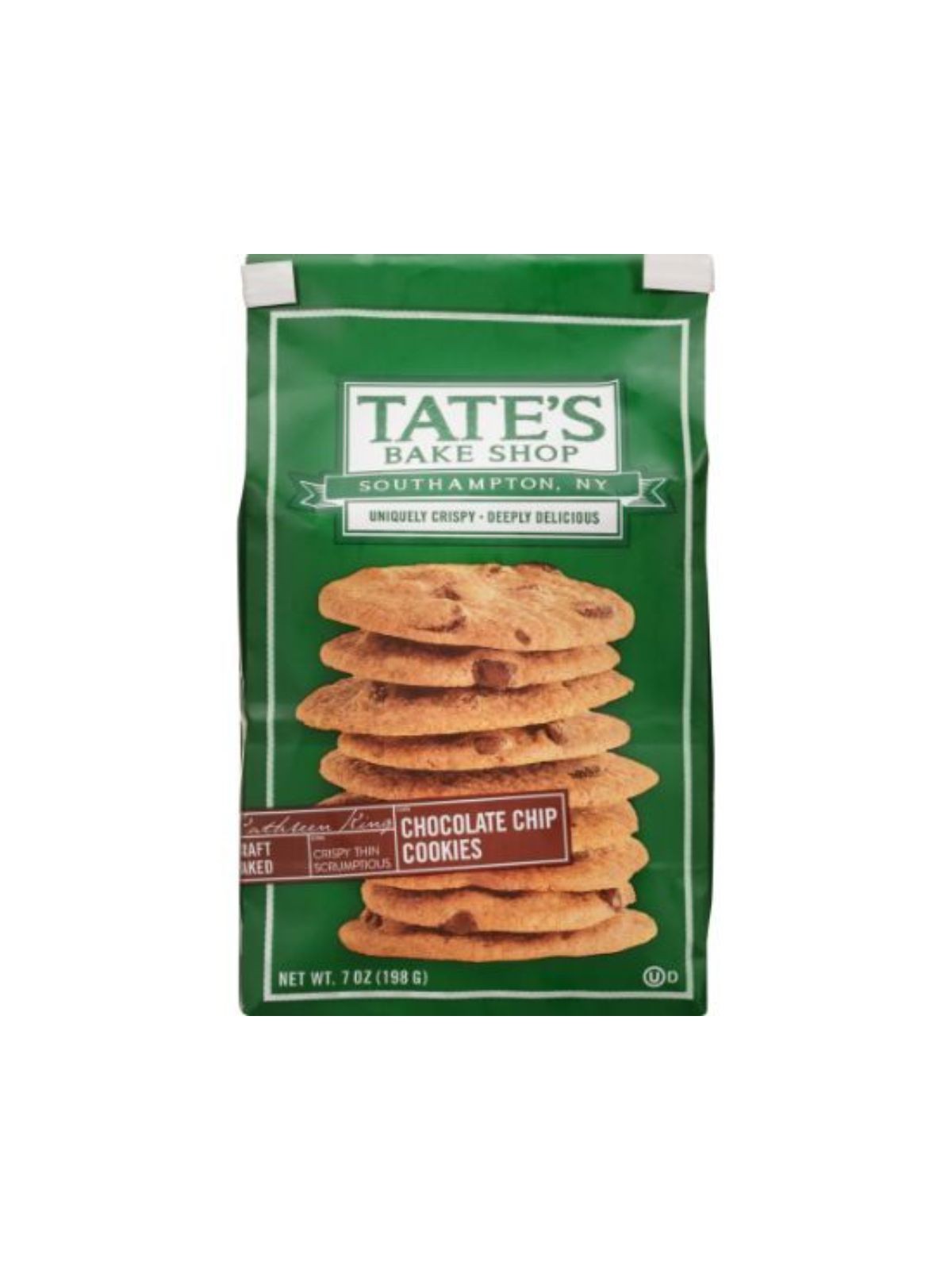 Order Tate's Bake Shop Chocolate Chip Cookies (7 oz) food online from Light Speed Market store, Los Angeles on bringmethat.com