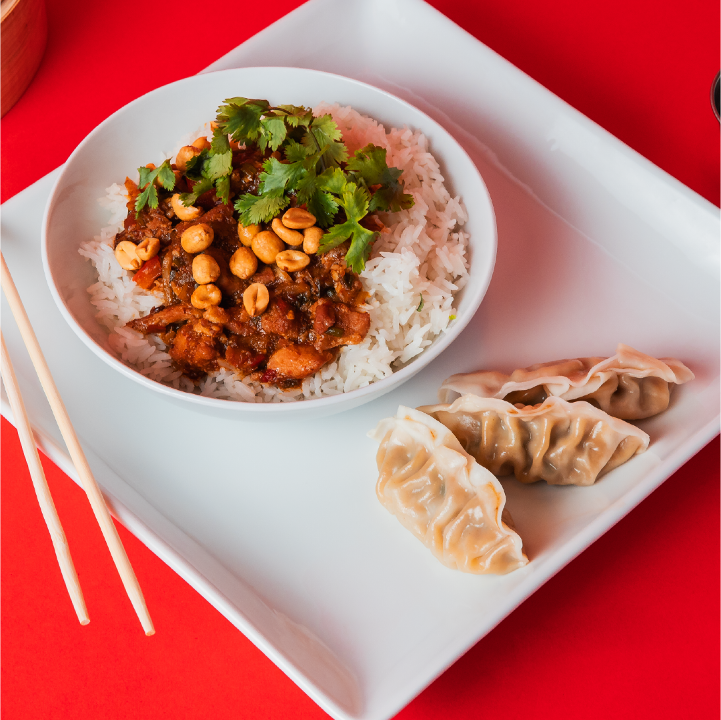 Order Bowl + 3 Dumplings food online from Wow Bao store, Chicago on bringmethat.com
