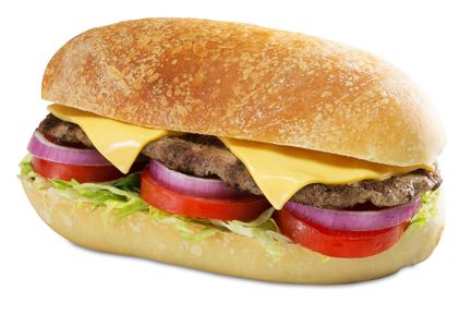 Order Hamburger Sub food online from Boston House of Pizza store, Roslindale on bringmethat.com
