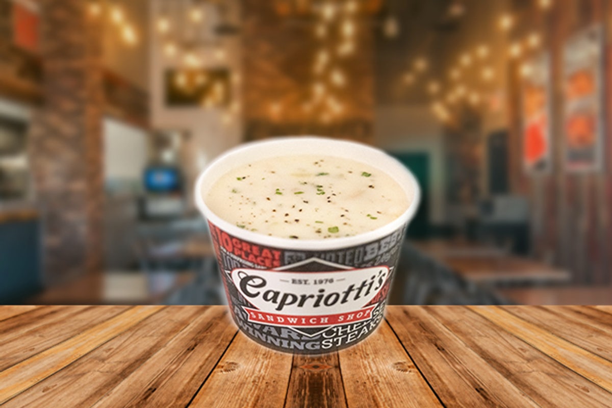 Order Clam Chowder food online from Capriottis store, Fresno on bringmethat.com