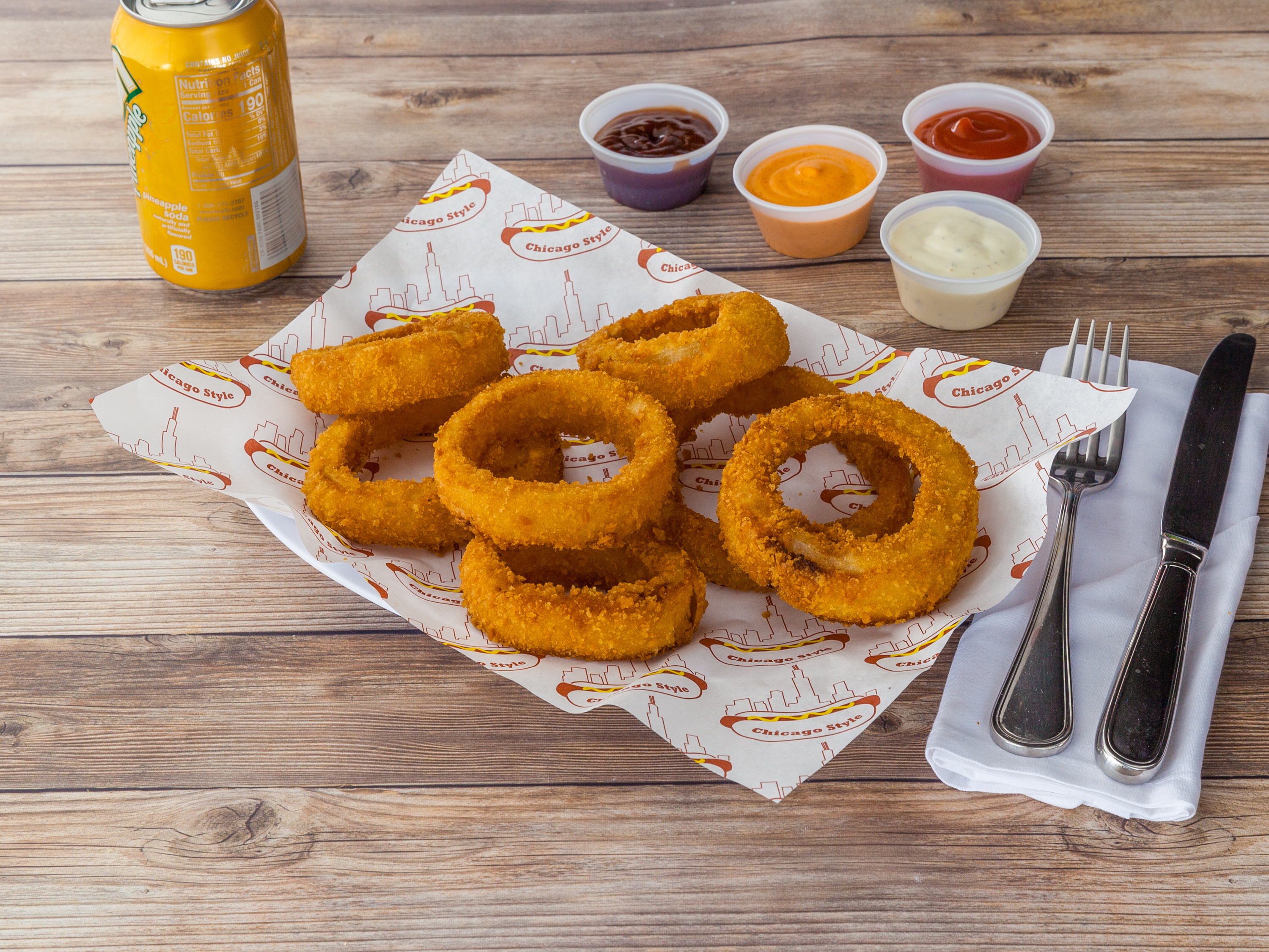 Order Onion Rings food online from The Burger Life store, Naperville on bringmethat.com