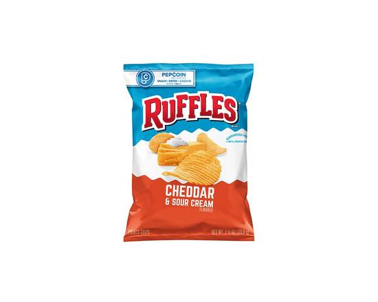 Order Ruffles Sour Cream and Cheddar 2.62oz food online from Extra Mile 2001 store, Cypress on bringmethat.com