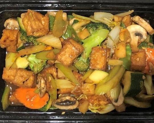 Order Szechwan Tofu food online from Little Chef Chinese Takeout @Aztec Food Hub store, San Diego on bringmethat.com