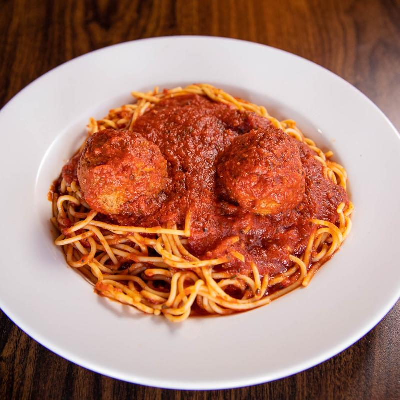 Order Meatball Spaghetti food online from Rico Pizzeria store, Englewood on bringmethat.com