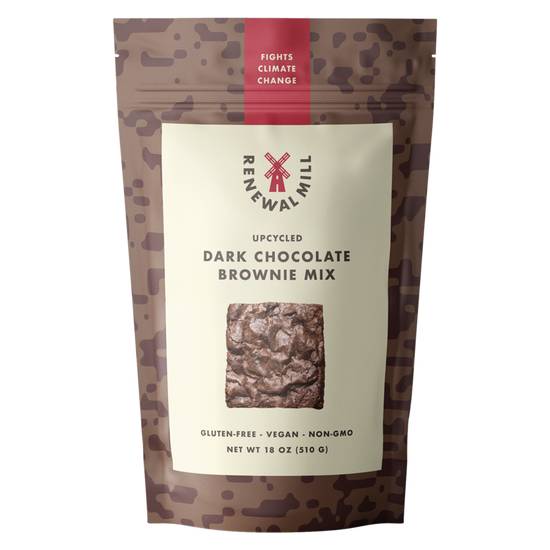 Order Renewal Mill Upcycled Dark Chocolate Brownie Mix 18oz Bag food online from Everyday Needs by Gopuff store, Roseville on bringmethat.com