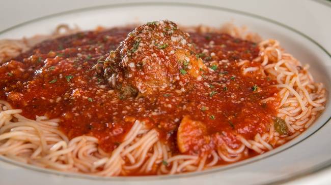 Order Thin Spaghetti food online from Beggars Pizza store, Harvey on bringmethat.com