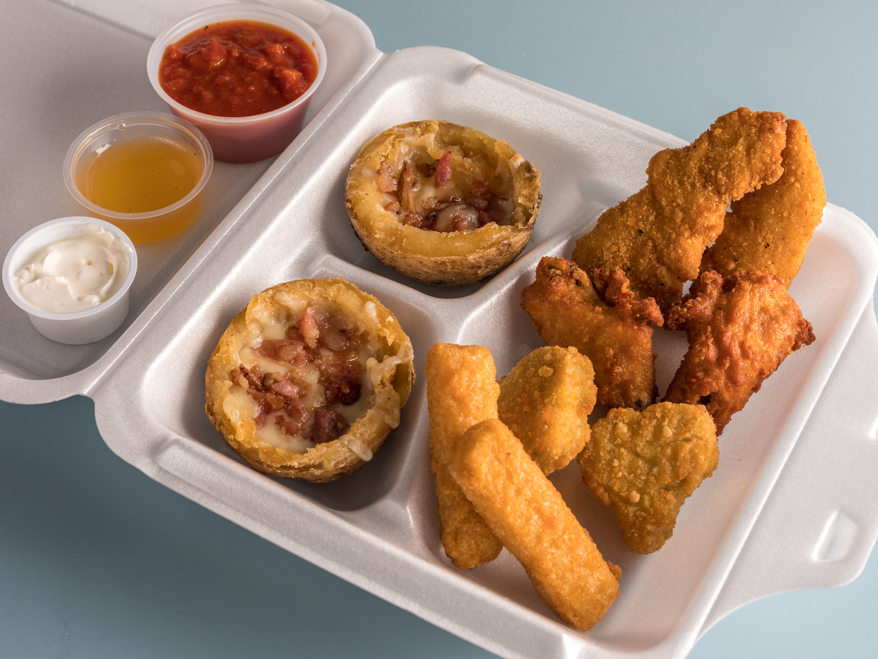 Order Appetizers Platter food online from New England Pizza store, Whitinsville on bringmethat.com