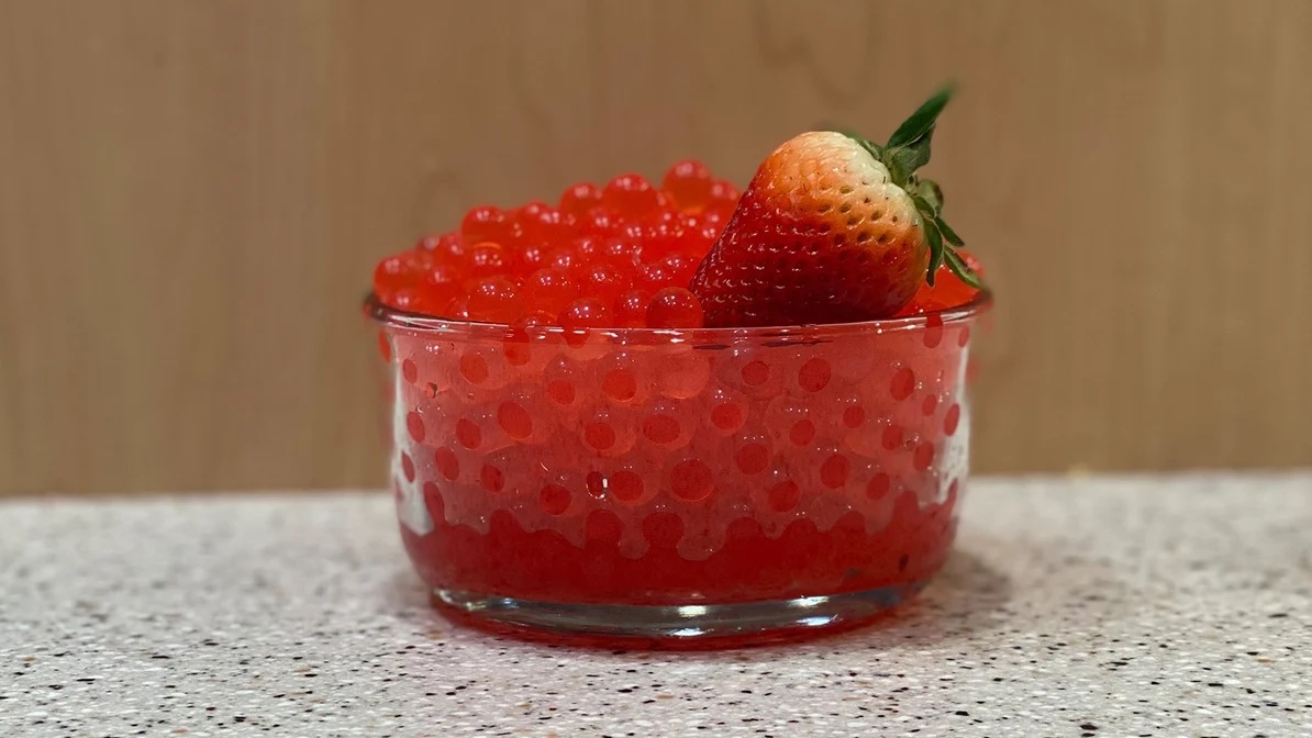 Order Strawberry Popping Boba food online from Yogurtini Bell Towne store, Phoenix on bringmethat.com