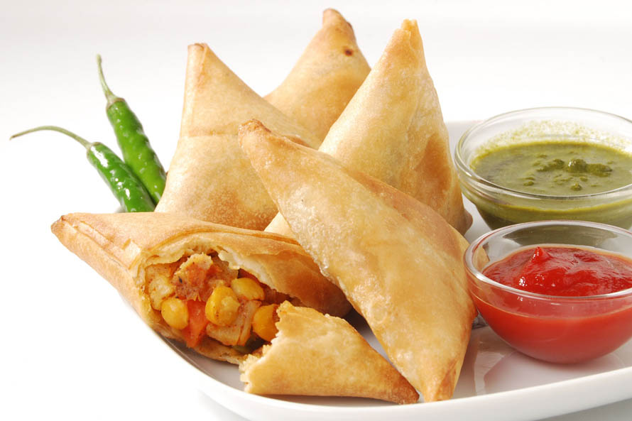 Order Vegetable Samosa food online from Priya Indian Cuisine store, Lowell on bringmethat.com
