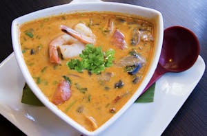 Order Tom Kha food online from Noodle Wave store, Dallas on bringmethat.com
