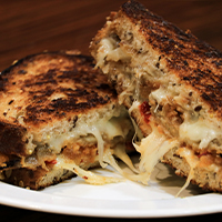 Order The Melanzana Panini food online from Silver Spoon Diner store, Queens on bringmethat.com
