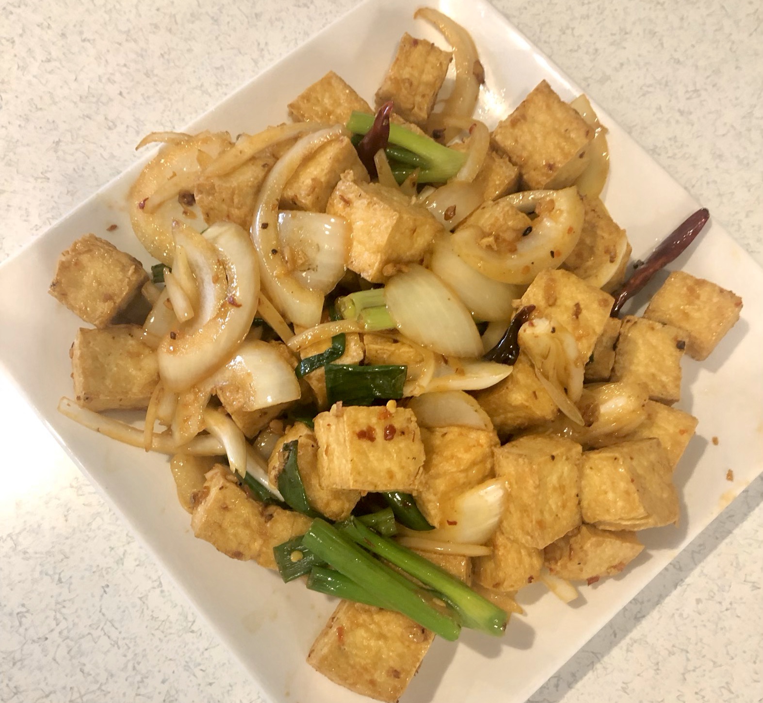 Order Pepper Salted Tofu food online from Gold Dragon store, Salem on bringmethat.com