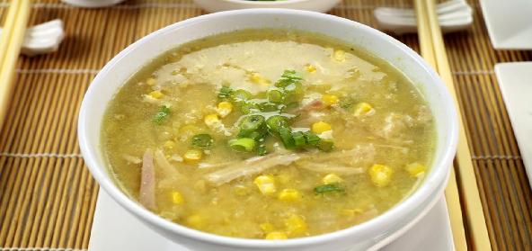 Order Sweet Corn Soup - Chicken  16oz food online from Chef of India store, Jersey City on bringmethat.com
