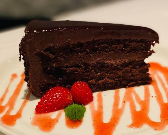 Order Chocolate Layer Cake food online from Chima Steakhouse store, Charlotte on bringmethat.com