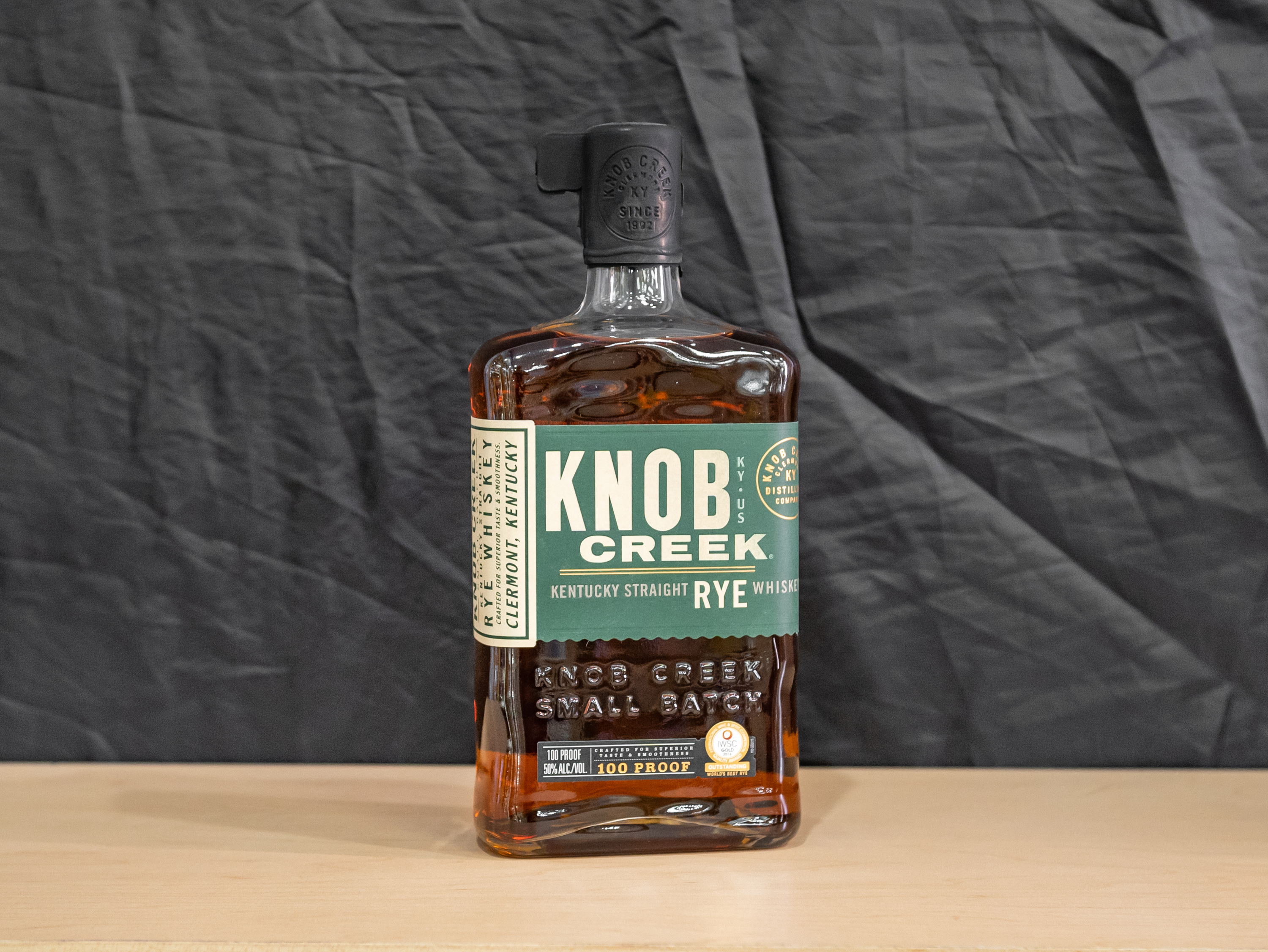 Order Knob Creek Rye Whiskey, 750 ml food online from Oak Tree Liquor store, Santa Clarita on bringmethat.com