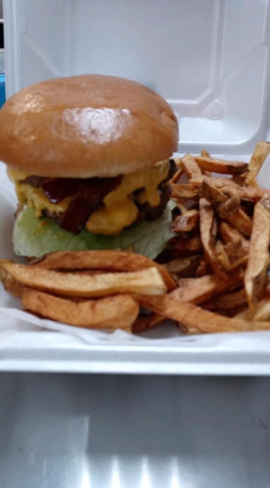 Order Bacon Cheeseburger food online from M And S Drive Thru store, Mansfield on bringmethat.com