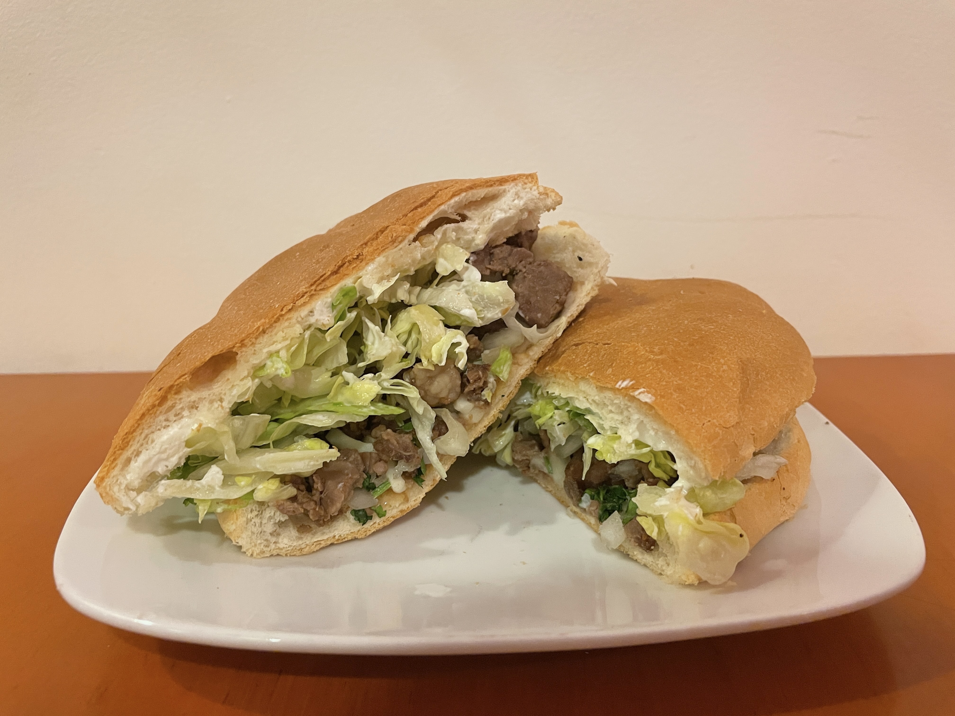 Order Asada (Steak) Torta food online from Chepes Tacos store, Chicago on bringmethat.com