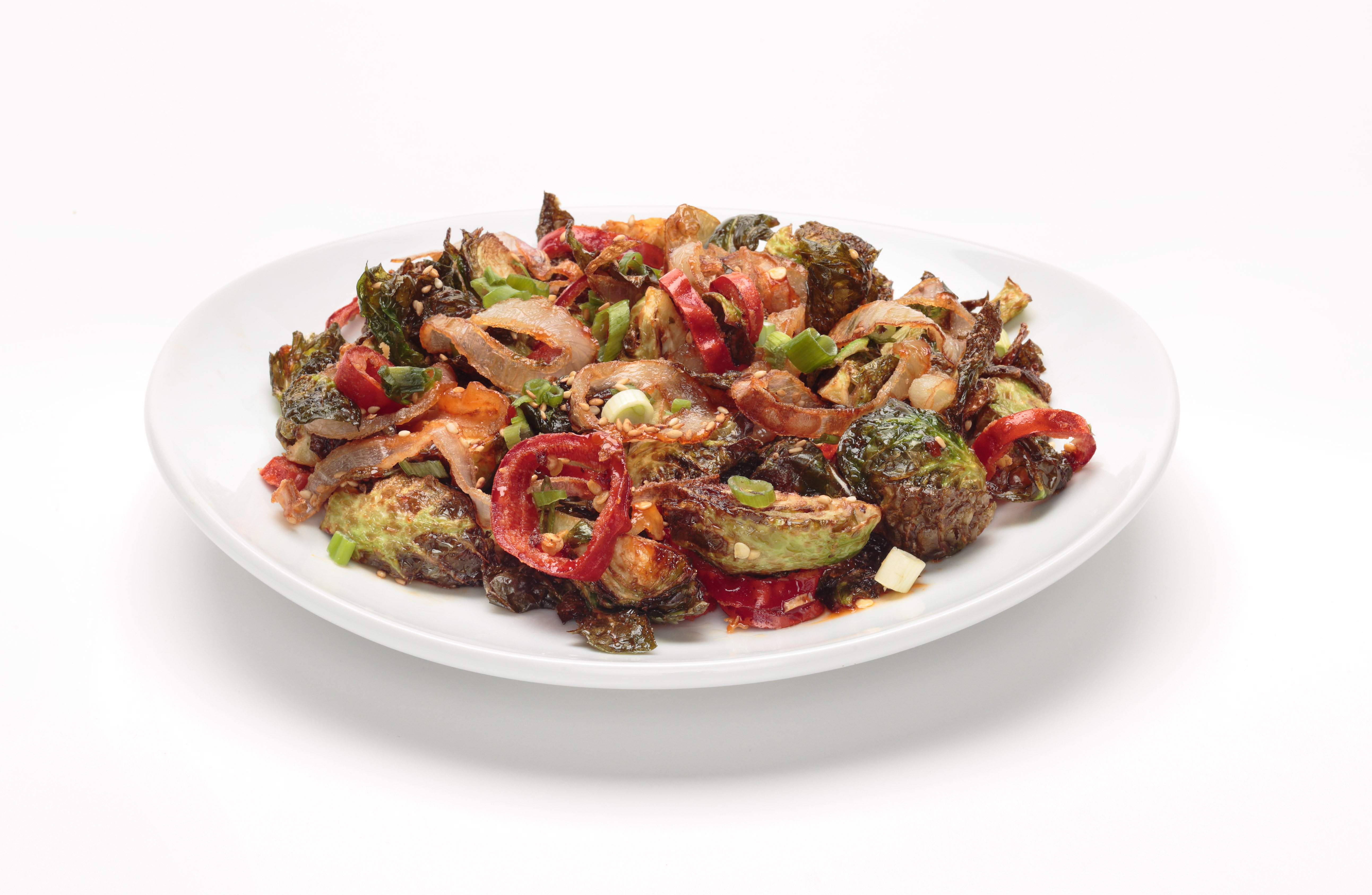 Order Crispy Sriracha Brussels Sprouts food online from Oggi Sports I Brewhouse I Pizza store, Santee on bringmethat.com