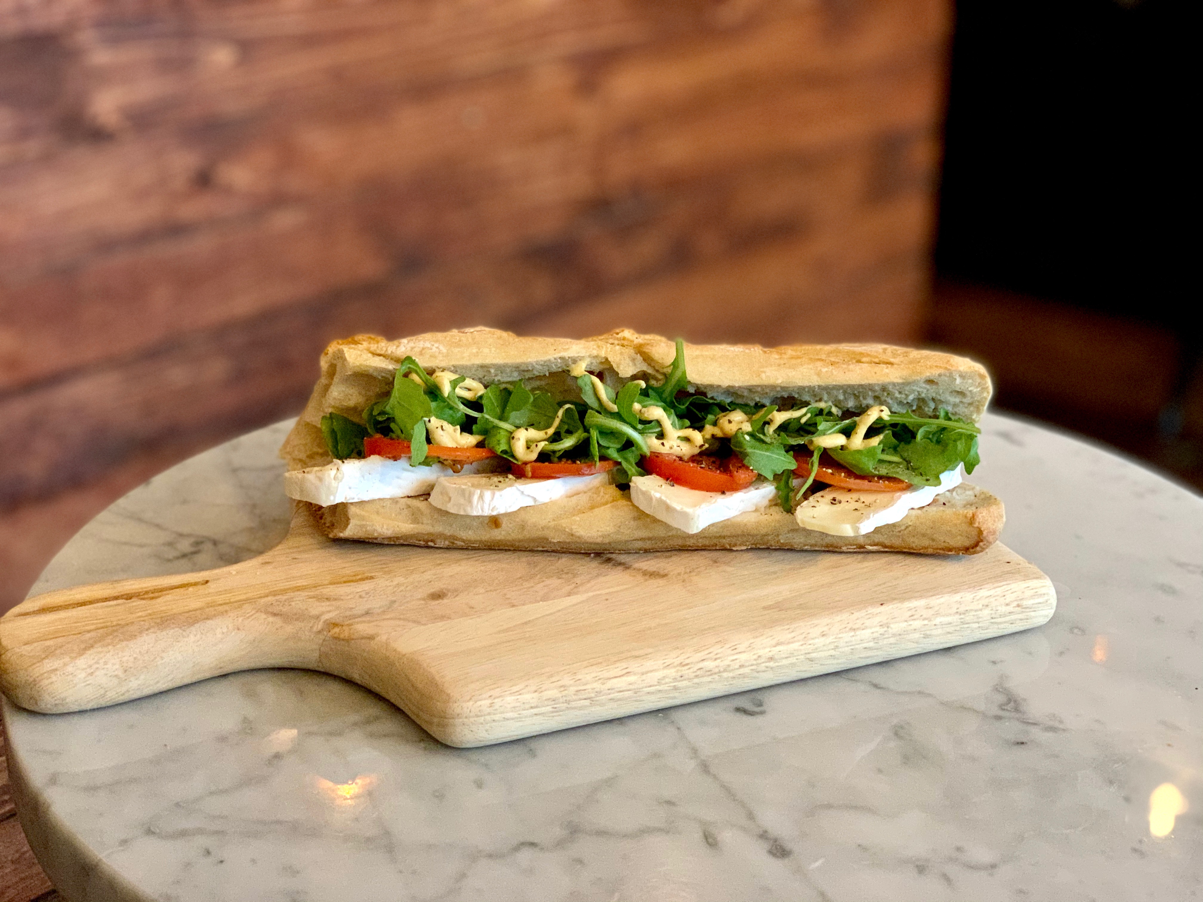 Order French Brie sandwich food online from Lena Cafe store, New York on bringmethat.com