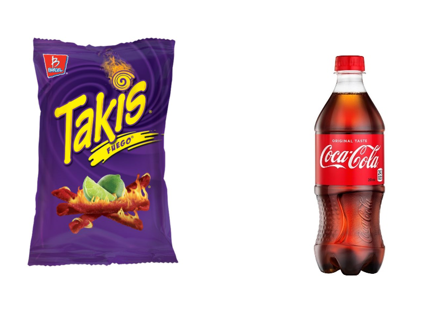 Order Takis Fuego 9.9 oz. and 20 oz. Coca Cola Combo food online from Green Valley Grocery- #016 store, Las Vegas on bringmethat.com