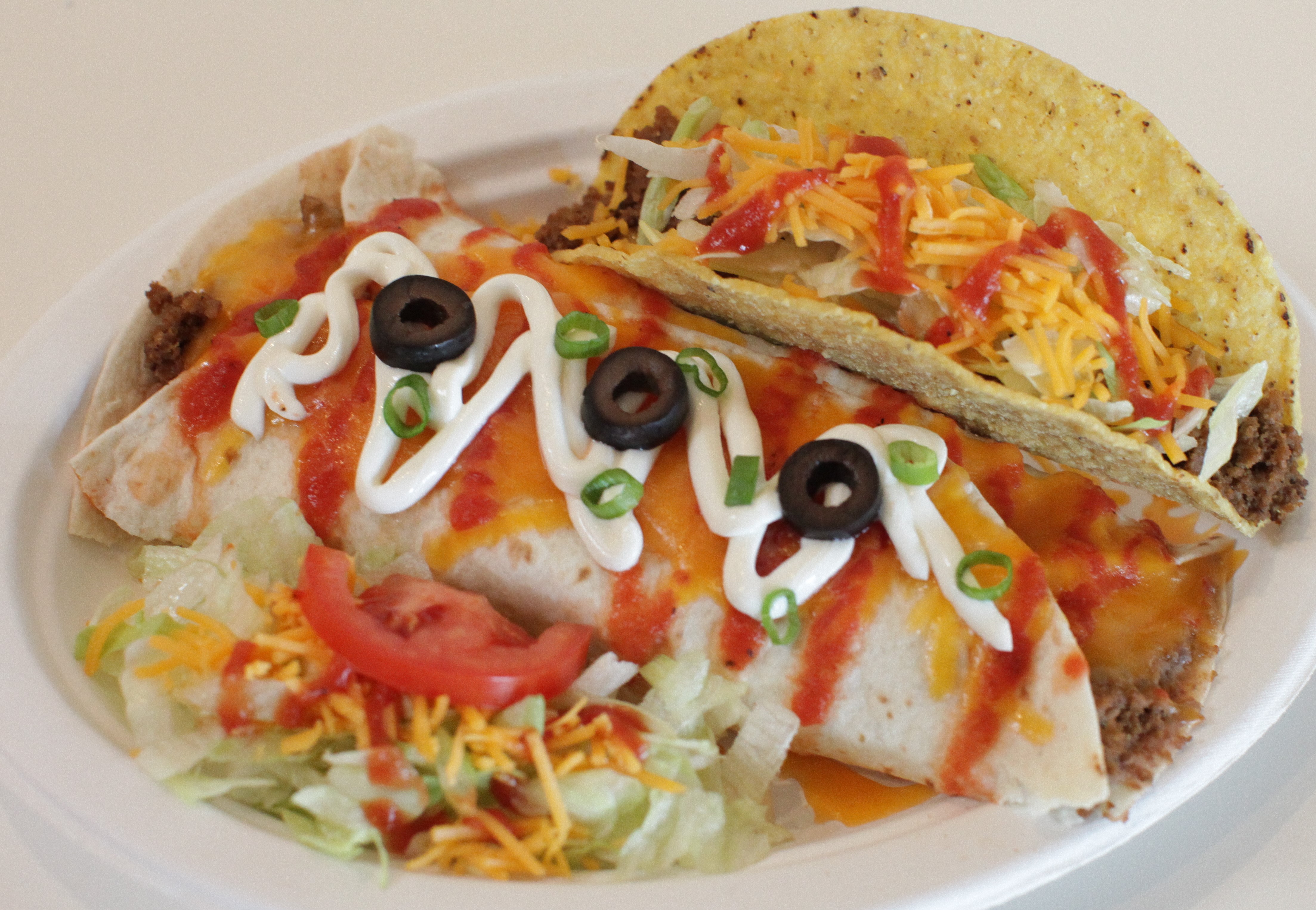 Order Combo Platter food online from Taco Via store, Overland Park on bringmethat.com