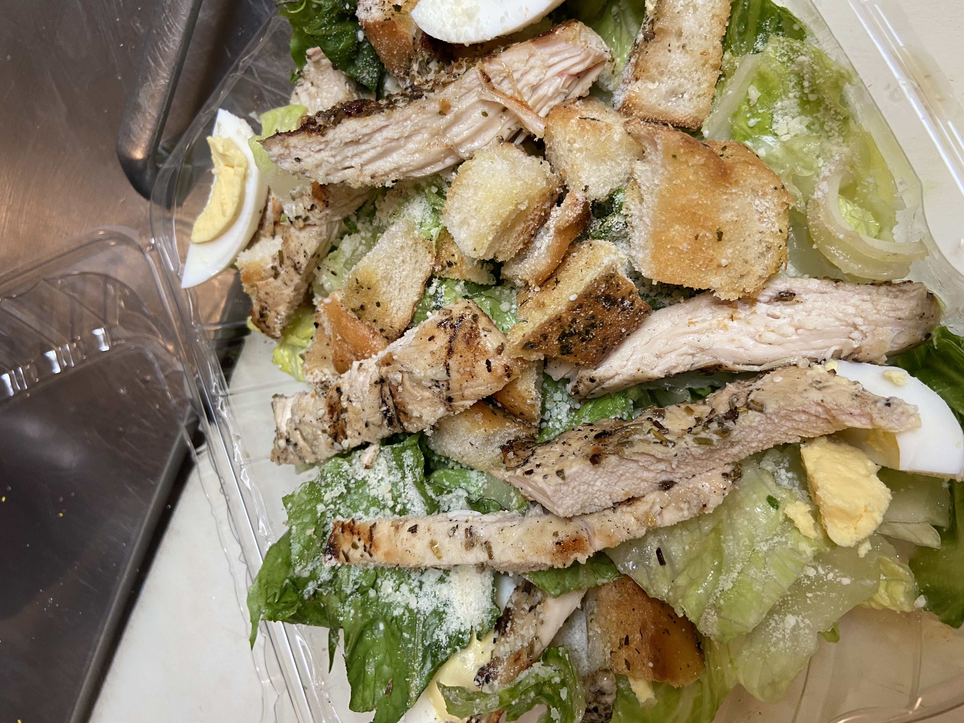 Order Caesar Salad with Grilled Chicken food online from Wacky Zaki's store, Philadelphia on bringmethat.com