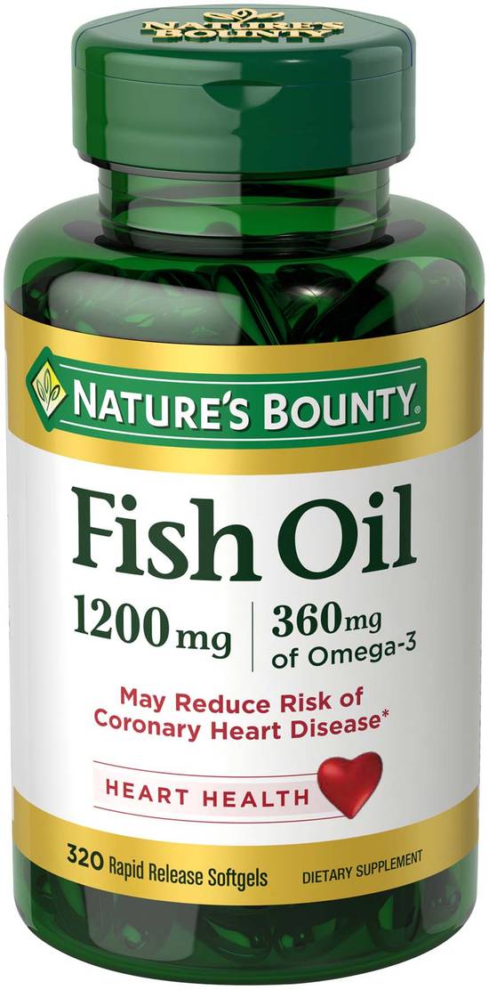 Order Nature's Bounty Fish Oil & Omega (320 ct) food online from Rite Aid store, Palm Desert on bringmethat.com
