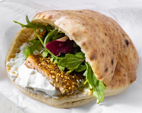 Order Salmon Pita food online from Taboonette store, New York on bringmethat.com