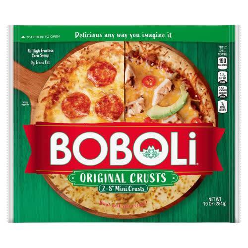 Order Boboli · Original Mini Pizza Crust (2 crusts) food online from United Supermarkets store, Plainview on bringmethat.com