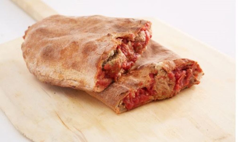 Order Meatball Parmesan Calzone - Calzone food online from Sal Pizza store, Laconia on bringmethat.com