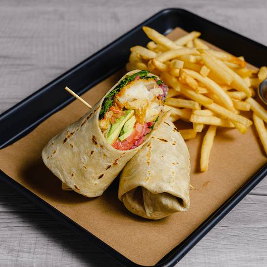 Order Crispy Fish Wrap food online from Wood-N-Tap - Southington store, Southington on bringmethat.com