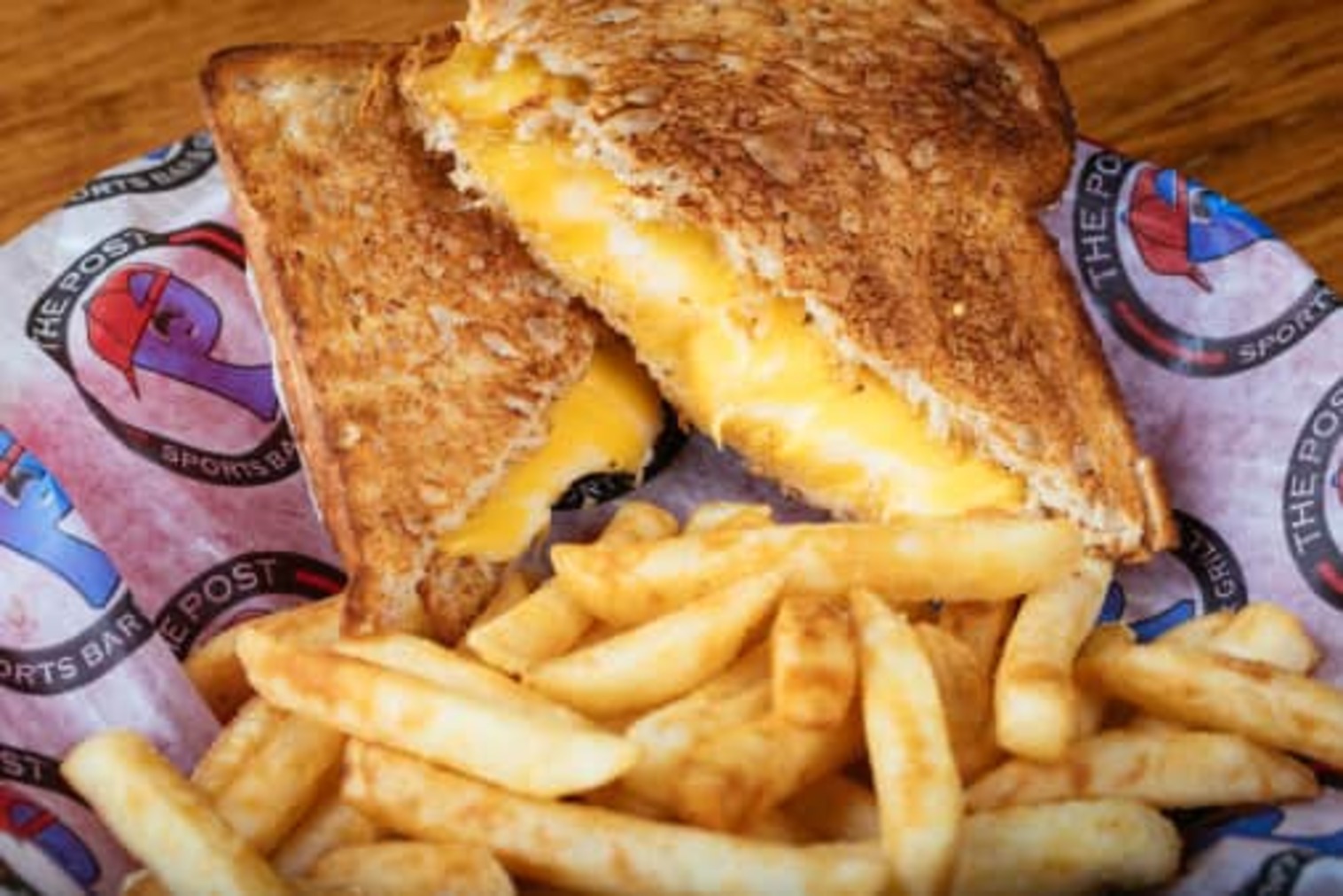 Order Kids Grilled Cheese food online from The Post Sports Bar & Grill store, Creve Coeur on bringmethat.com
