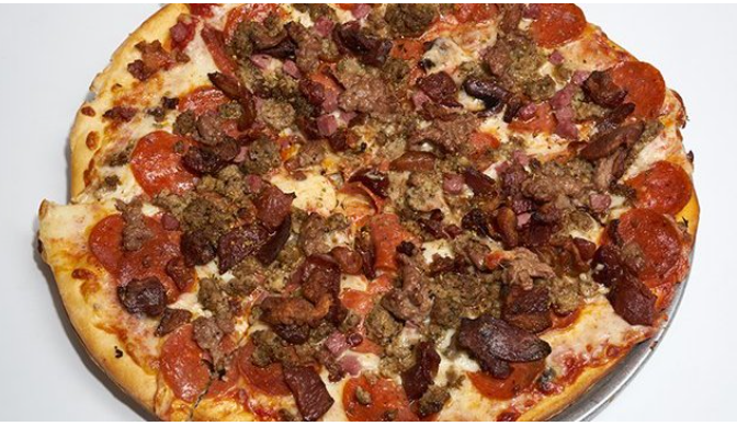 Order Meat Lover's Pizza food online from Antonio Pizzeria & Italian Restaurant store,  Sherman Oaks on bringmethat.com