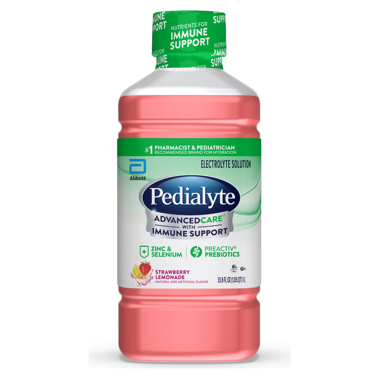 Order Pedialyte AdvancedCare Electrolyte Solution, Strawberry Lemonade - 33.8 fl oz food online from Rite Aid store, MILLER PLACE on bringmethat.com