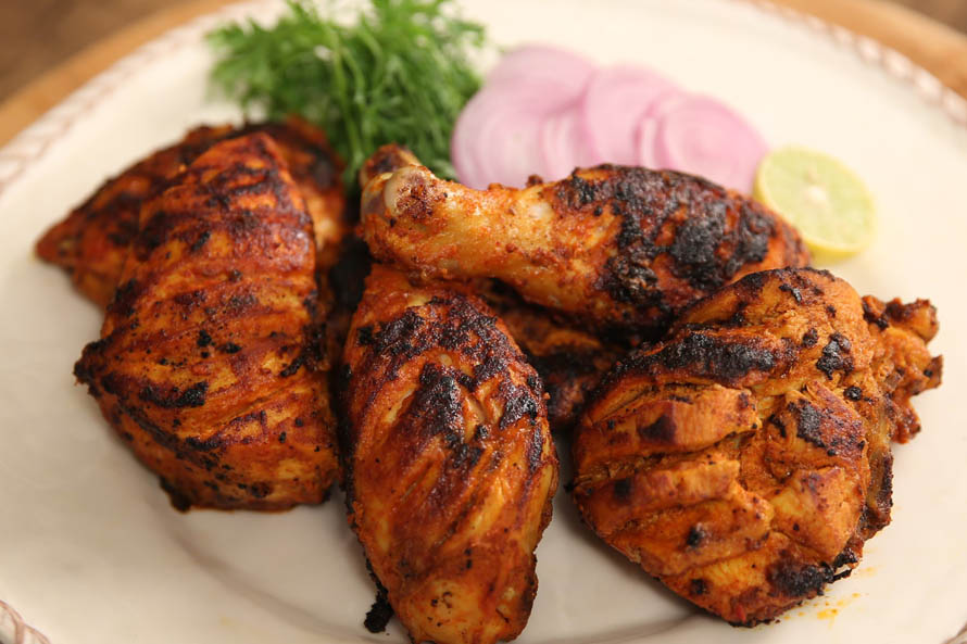 Order Tandoori Chicken food online from Priya Indian Cuisine store, Lowell on bringmethat.com