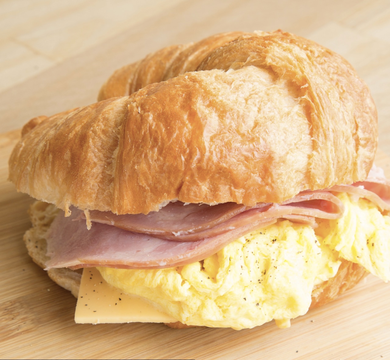 Order Ham & Eggs & Cheese Breakfast Sandwich food online from Luna's Coffee House store, San Francisco on bringmethat.com