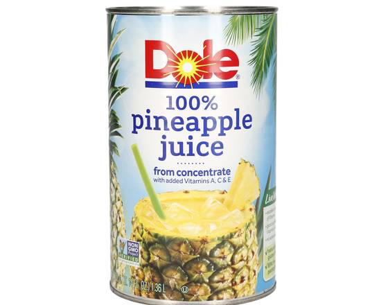 Order Dole Pineapple juice 46oz  food online from Moby Liquor store, Los Angeles on bringmethat.com
