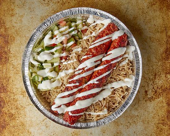 Order Kofta Kabab over Rice food online from Naz's Halal Food- Pawtucket store, Pawtucket on bringmethat.com