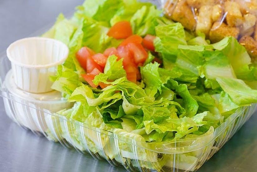 Order Caesar Salad - Salad food online from Abe's Pizza store, San Francisco on bringmethat.com