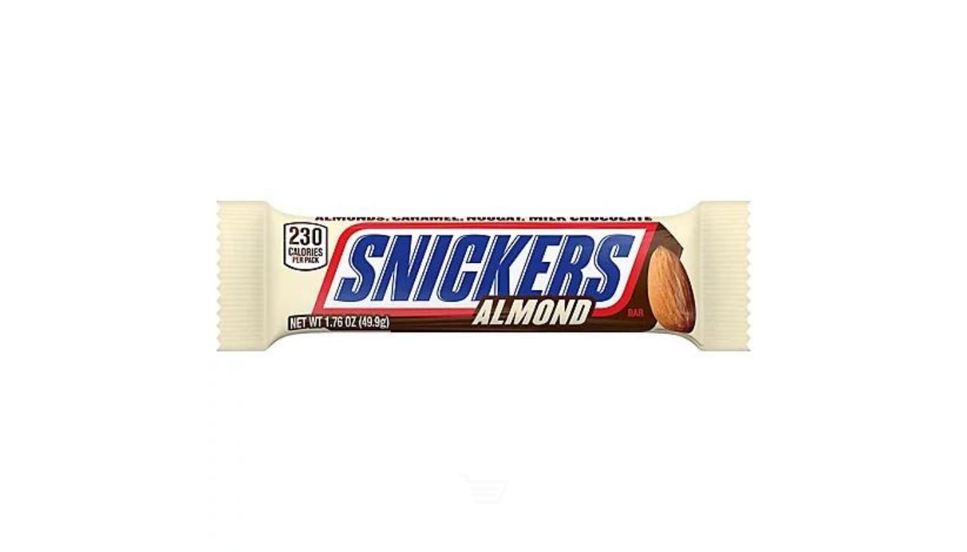 Order Snickers Almond 1.76oz Bar food online from Ocean Liquor store, South Pasadena on bringmethat.com