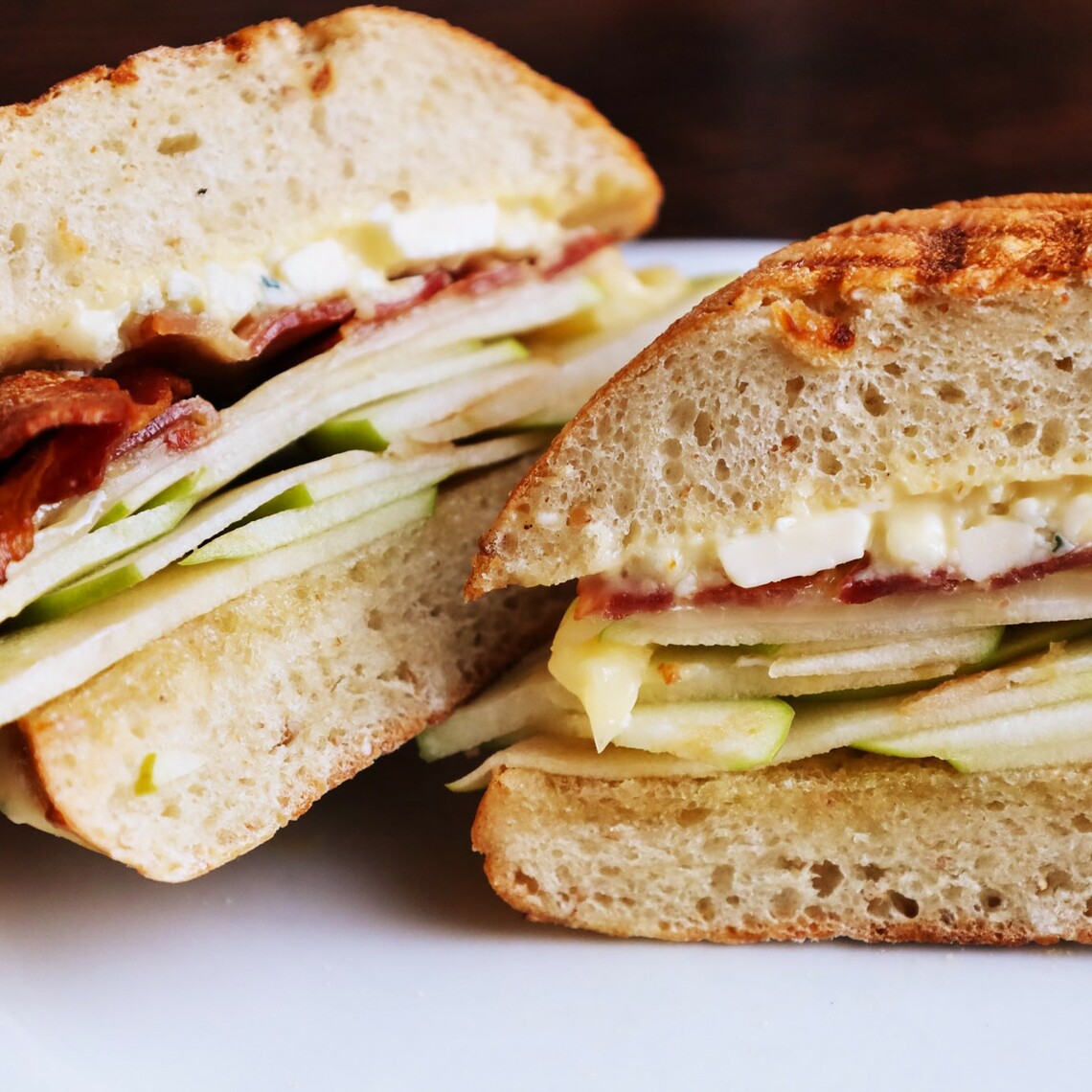Order Apple Bacon and 3 Cheese Panini food online from Whistling Kettle Ballston Spa store, Ballston Spa on bringmethat.com